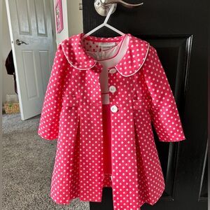 Bonnie Jean Toddler dress and jacket 2T